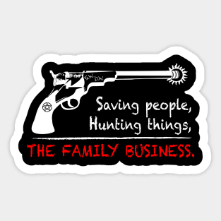 The Winchester equation (white) Sticker